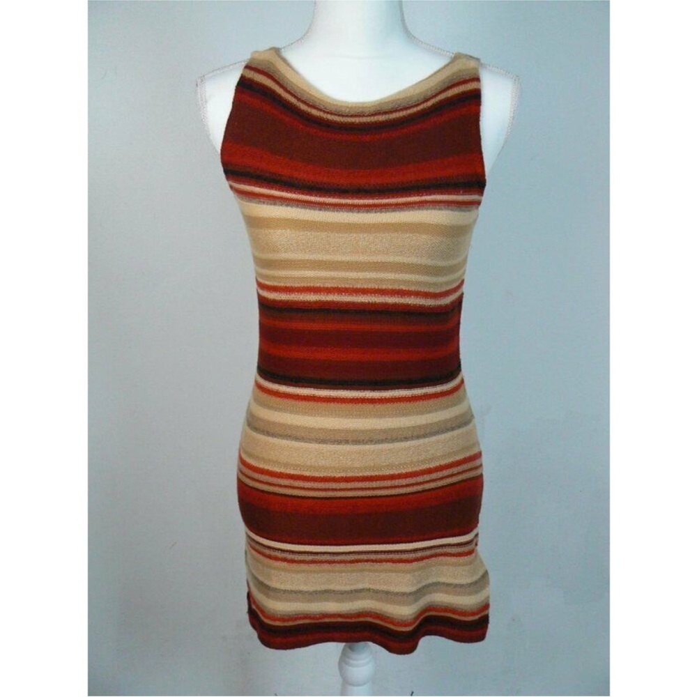 Lauren Ralph Lauren Archard Linen Striped Sweater Tank Top XS